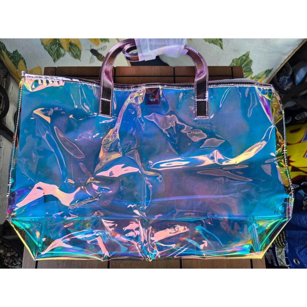 NWT Paris Hilton ICONIC Iridescent Holo Tote Bag Exclusive Limited edition 2026 - Picture 3 of 3
